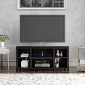 Parsons TV Stand for TVs up to 50", Black Oak